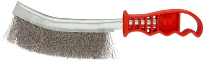 Корщетка ручная FIT 38407, стальная волнистая проволока, пластиковая ручка