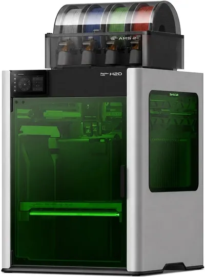 PF003-M+SA007-EU2 +SL002 Принтер 3D Bambu Lab H2D Laser Full Combo, 40 Вт  350x320x325мм  ABS/PLA/PETG/ASA/Carbon/TPU