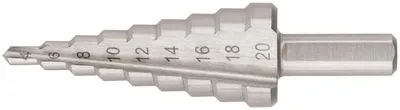 Сверло ступенчатое FIT IT 36395, HSS, 4-20мм, 9 ступеней