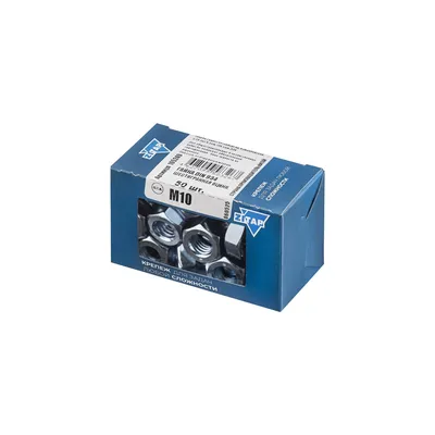 Гайка Тех-КРЕП 105249 DIN934, М10, шестигранная, 50шт