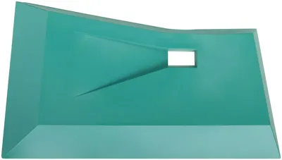 Шпатель FIT 06891, ПВХ, 2 кромки 80/140 мм
