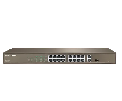 Коммутатор Tenda F1218P-16-250W, L2, 16×PoE, 1×GbE, 16×100M