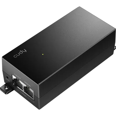 Адаптер PoE/ 30W 2.5Gbps PoE+/PoE Injector, 802.3at/802.3af Standard, Data and Power Carried over The Same Cable Up to 100 Meters, Plastic Case