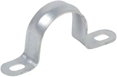 Скоба крепежная IEK CMAT11-12-100, двухлапковая, d12-13мм