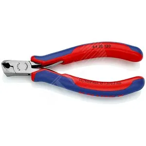 Кусачки торцевые Knipex KN-6432120, для микроэлектроники, 120мм