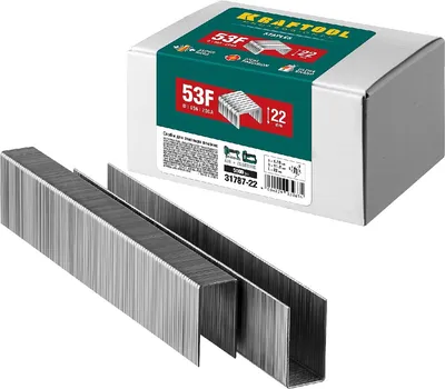 Скобы для степлера KRAFTOOL 31787-22, тип 20GA, 22 мм, 5000 шт