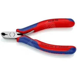 Кусачки торцевые Knipex KN-6442115, фаска 27°, 115мм