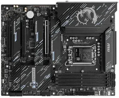 Материнская плата MSI Z890 GAMING PLUS WIFI6E, LGA1851, Intel Z890, 4xDDR5, 4xSATA, 4xM.2, 3xPCIe x16 (1xPCIe 5.0, 2xPCIe 4.0), 1xPCIe 4.0 x1, 1xHDMI, 1xDisplayPort, 1x 5Gb LAN, 4xUSB 2.0, 2xUSB 5Gbps Type-A, 1xUSB 10Gbps Type-A, 1xUSB 10Gbps Type-C, 3x3.5 мм, 7.1, ATX