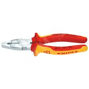 Плоскогубцы Knipex KN-0106190, VDE 1000V, L-190мм