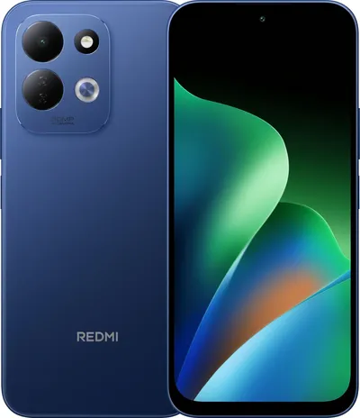 Смартфон Xiaomi Redmi 17 128Gb 4Gb синий моноблок 3G 4G 2Sim 6.9" 720x1600 Android 16 50Mpix 802.11 a/b/g/n/ac NFC GPS Protect FM microSD max2048Gb