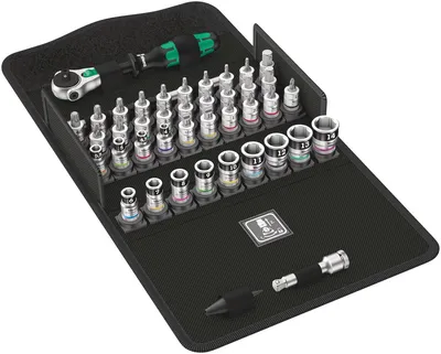 Набор WERA WE-003755, Zyklop Speed, 1/4", 42 предмета