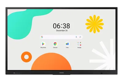 Интерактивный дисплей Samsung [WA86F] 3840х2160, 1200:1, 400км/м2, проходной HDMI, OPS, Android 14, 40 касаний
