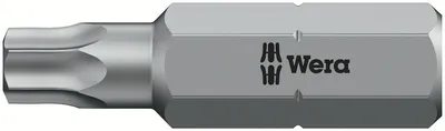 Бита 867/1 Z TORX BO с отверстием под штифт вязкая твердость хвостовик 1/4 C 6.3 TX 25X25 мм