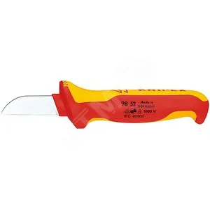 Нож для кабеля Knipex KN-9852SB, VDE 1000V, L-190 мм