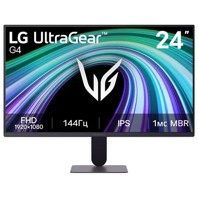 Монитор LG 24G411B-B, 23.8", IPS, 1920x1080, 144Гц, 5мс