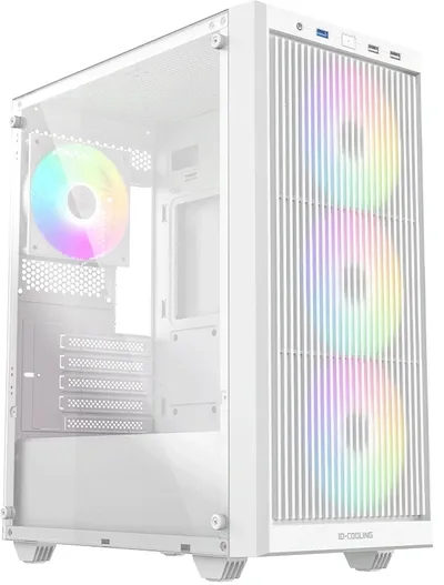 Корпус ID-Cooling WARE 310 ARGB White, ATX, 4 вентилятора, Type-C