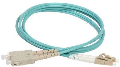 Патч-корд ITK FPC5003-LCU-SCU-C2L-1M, OM3, LC-SC, Duplex, 1м