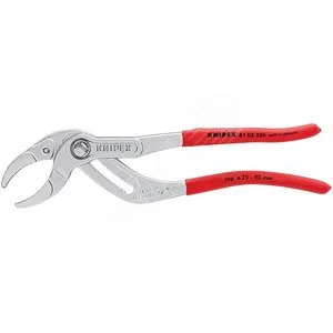 Клещи переставные Knipex KN-8103250, трубные, 25-80мм, L=250мм, Cr-V