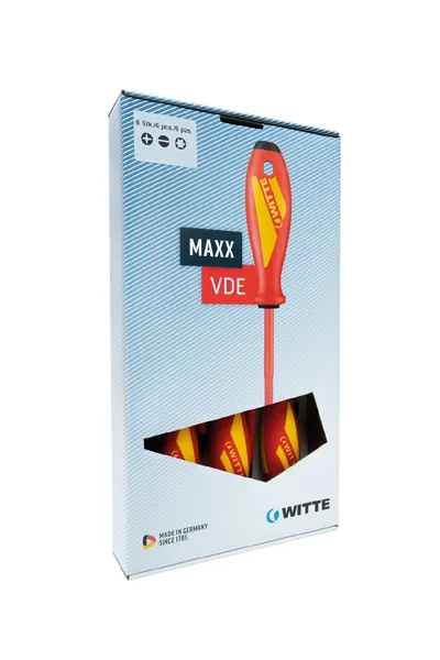 Набор отверток WITTE MAXX VDE 653741216, диэлектрические, PH/SL, 5 шт