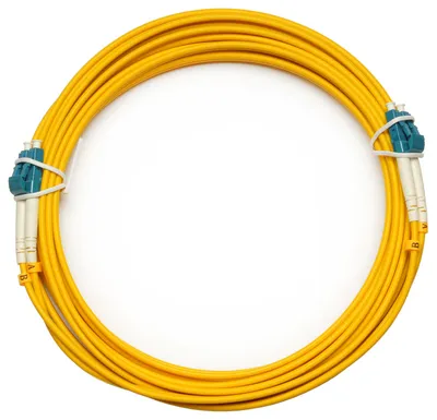 Патч-корд оптический Cabeus FOP(d)-9-LC-LC-0,5m, Duplex LC/LC, OS2, 0.5м