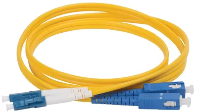 Патч-корд оптический 9/125 (OS2) LC/UPC-SC/UPC (Duplex) 15м
