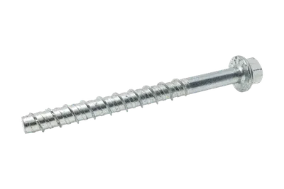 Шуруп по бетону КМП 00-00017075, шестигр., 6×80, ZN