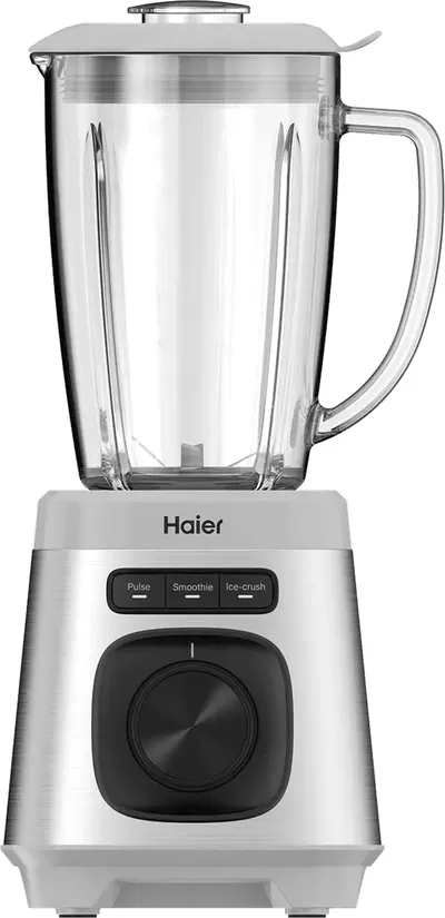 Блендер стационарный Haier HB-502 серебристый, 1200 Вт, 1 скорость