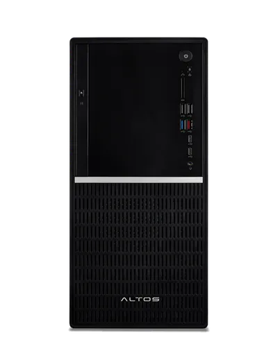 Рабочая станция Altos P130 F10 SE [20L] Tower 750W 80+Gold Intel Core Ultra 7 265, 32GB (2x16) DDR5-5600 UDIMM, 1TB M.2 NVME, Intel Arc Graphics, 1G+2.5G Dual LAN, No WLAN, Corded USB KB/Mouse, No OS, 3YR