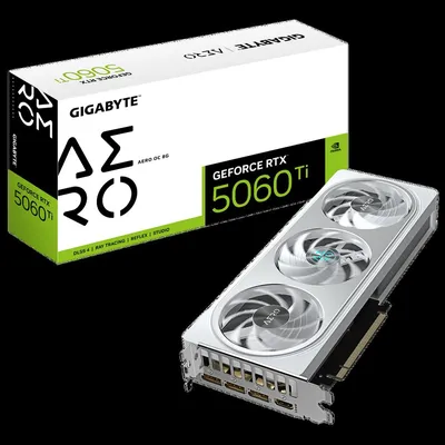 Видеокарта Gigabyte GV-N506TAERO OC-8GD, RTX 5060 Ti, 8GB GDDR7