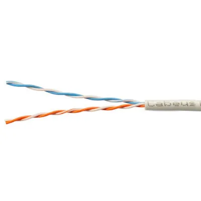 Кабель витая пара Cabeus UTP-2P-Cat.5e-SOLID-GY-20, 2 пары, кат.5e, 20 м, серый