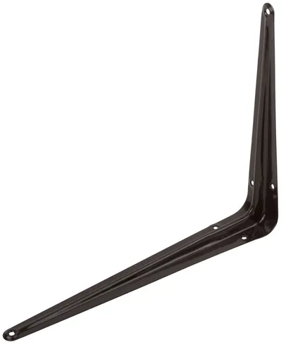 Консоль FIT 66053, сталь, 200×250 мм, 0,8 мм, коричневая