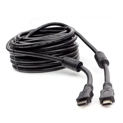 <095564> Кабель соединительный HDMI (m) < - > HDMI (m) 15.0м, ver 1.4, Cablexpert, ферритовые кольца, черный [CCF2-HDMI4-15M]