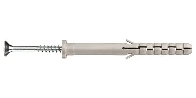 Дюбель распорный Европартнёр S13 0006 2, 8×60мм, нейлон, с шурупом 5×60, 15шт