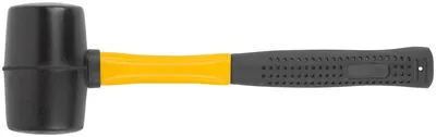 Киянка FIT 45492, резиновая, фиберглассовая ручка, 50 мм, 340 г