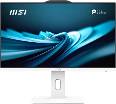Моноблок MSI Pro AP242P 14M-1215XRU, 23.8" (1920x1080) IPS/Intel Core i5-14400/16 DDR5/512 ГБ SSD/Intel UHD Graphics/Без ОС/Клавиатура, мышь, Белый (9S6-AE0622-1215)
