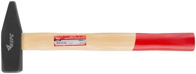 Молоток FIT 44108, слесарный, 1000г, деревянная ручка