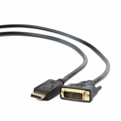 Кабель DisplayPort->DVI Cablexpert CC-DPM-DVIM-6, 1.8м, 20M/25M, черный, экран, пакет