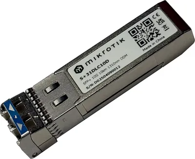 Трансивер MIKROTIK S+31DLC10D, SFP+, 10G, SM, 10км