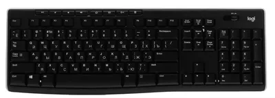 Клавиатура Logitech Wireless Keyboard K270, Black, CN, Rus/Eng [920-003058] (нет русской гравировки) (920-003058-NC3-006)
