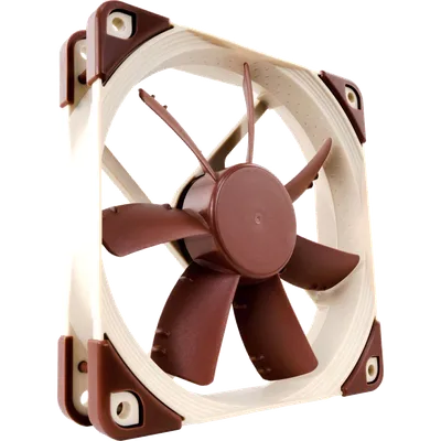 Кулер для корпуса/ Case Cooler Noctua NF-S12A FLX (120x120x25mm, 3-pin, 63.27CFM, 17.8dBA, 1200RPM, Beige/Brown)