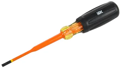 Отвертка IEK ARMA2L 5 A2L5-SC31-T3-SL-40-100, диэлектрическая SLIM, SL4,0×100, Т3