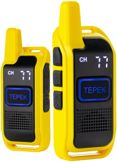 Рация Терек СПОРТ ЖЕЛТЫЙ, 199 кан., до 3 км, аналоговая, желтый