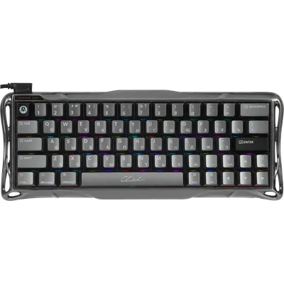 Gravastar 6972448924986 Игровая клавиатура/ Клавиатура с магнитными свичами Gravastar Mercury V60Pro XTAL  BLK  RU