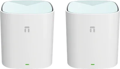 Бесшовный Mesh роутер Netis Neme X30S, Wi-Fi 6, AX3000, 2.4/5ГГц, 2 LAN, 3 WAN/LAN, белый, 2 шт. в комплекте [neme x30s (2 pack)]