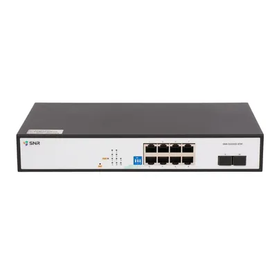 SNR SNR-S2300G-8TM Управляемый Web-smart коммутатор уровня 2, 8 портов 10/100/1000Base-T, 2 порта 1/2.5G SFP, встроенный БП ~220V AC