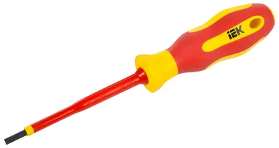 Отвертка диэлектрическая IEK ARMATOOL A2L5-SC30-T2-SL-40-100, SL4,0×100, Т2