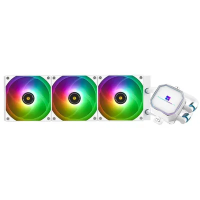Жидкостная система охлаждения Thermalright TRFP360AW, Frozen Prism 360 White ARGB, 360мм