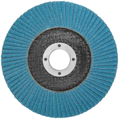 Круг лепестковый FIT 72-12560, торцевой, 125×22.2 мм, P60