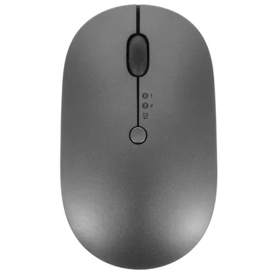Мышь Lenovo Go GY51C21211, оптическая, 2400dpi, беспроводная BT/Radio, серый