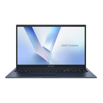 Ноутубук ASUS Vivobook 17 X1704MA-AU035 Intel Core 7 350/DDR5 16GB/512GB SSD/Intel Graphics 17.3" FHD (1920 x 1080) 16:9,WiFi 6+BT 5.3/No OS/Quiet Blue/2.10 kg